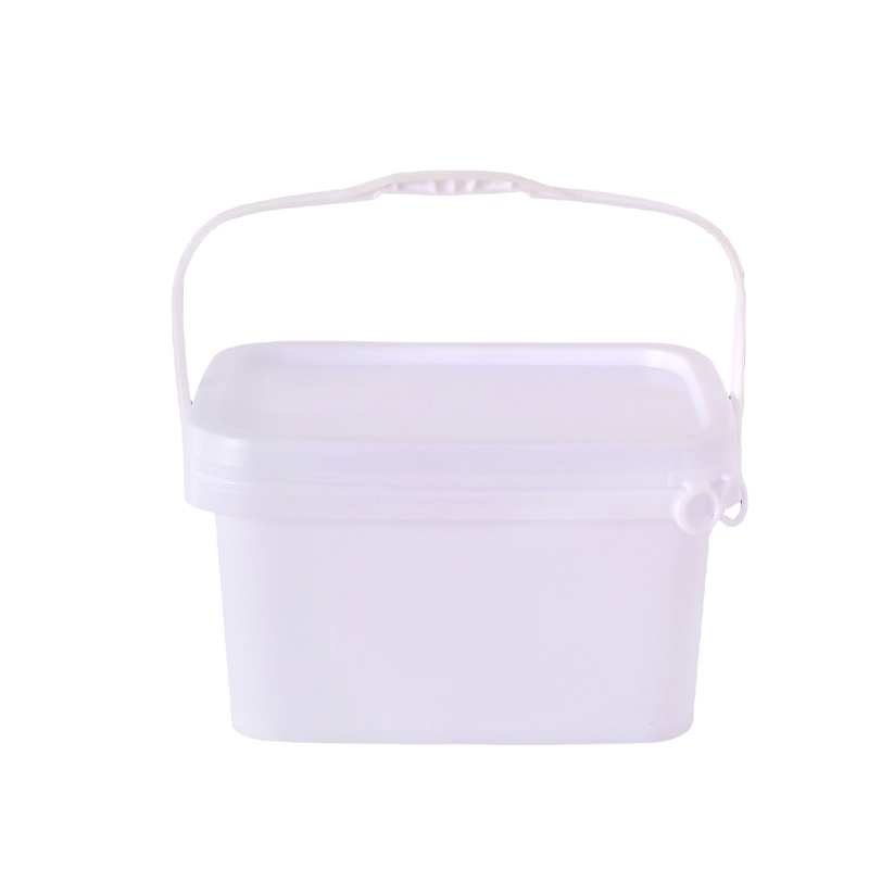 Pet Food Rectangle Plastic Bucket