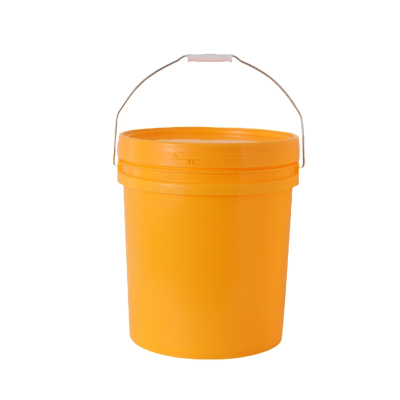 Cubo de empaquetado de la pintura plástica del cubo 25L de la pintura de 6 galones con la tapa