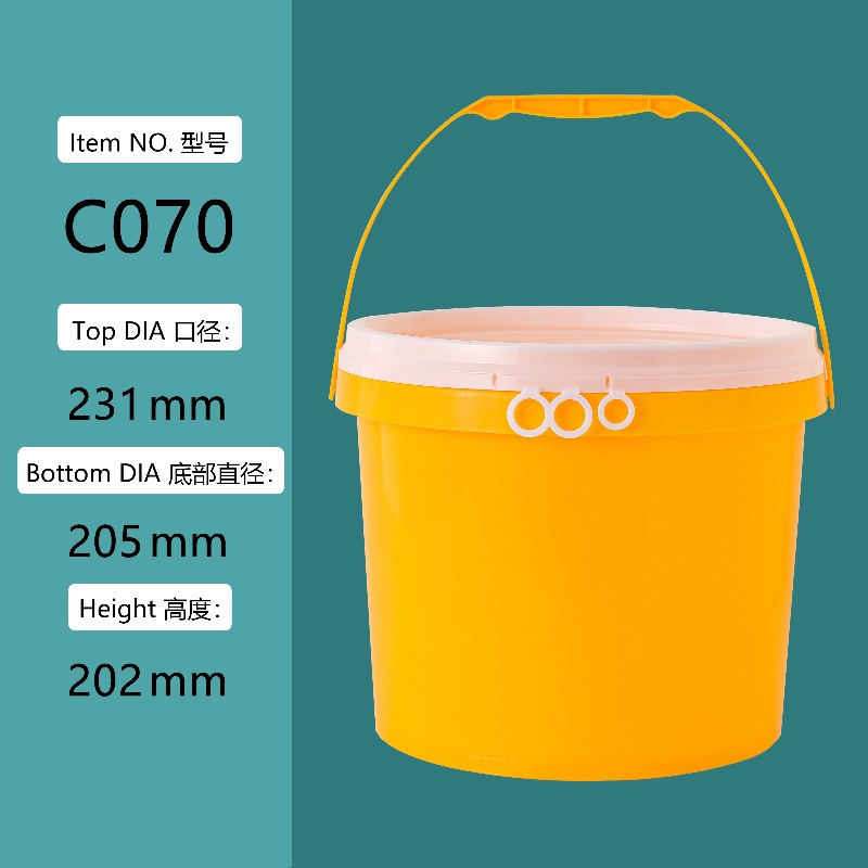Food Grade Bucket with Tear Strip