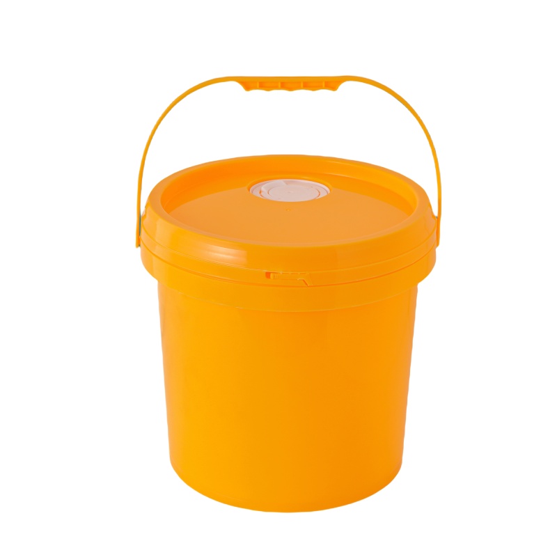 Cubo plástico de la tapa de la prensa del cubo 10L de la pintura de 2,5 galones con el canalón