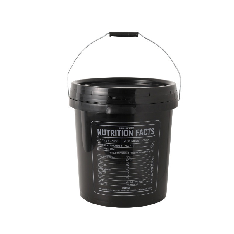 4 Gallon Multipurpose Plastic Pail For Food Storage